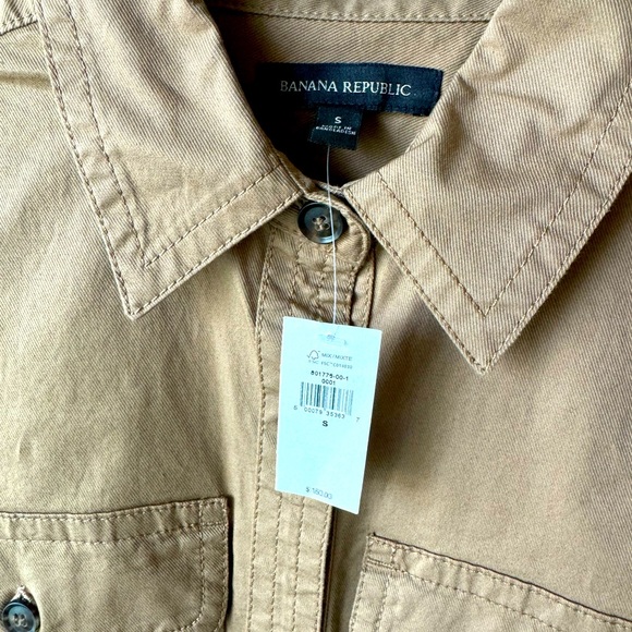 Banana Republic Utility Dress Beige Size Small - Picture 3 of 6